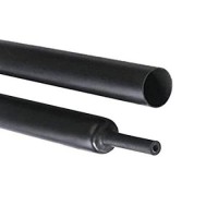 Термоусадочная трубка 6mm черная 1м