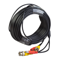 Кабель с разъемами BNC+DC 25 m